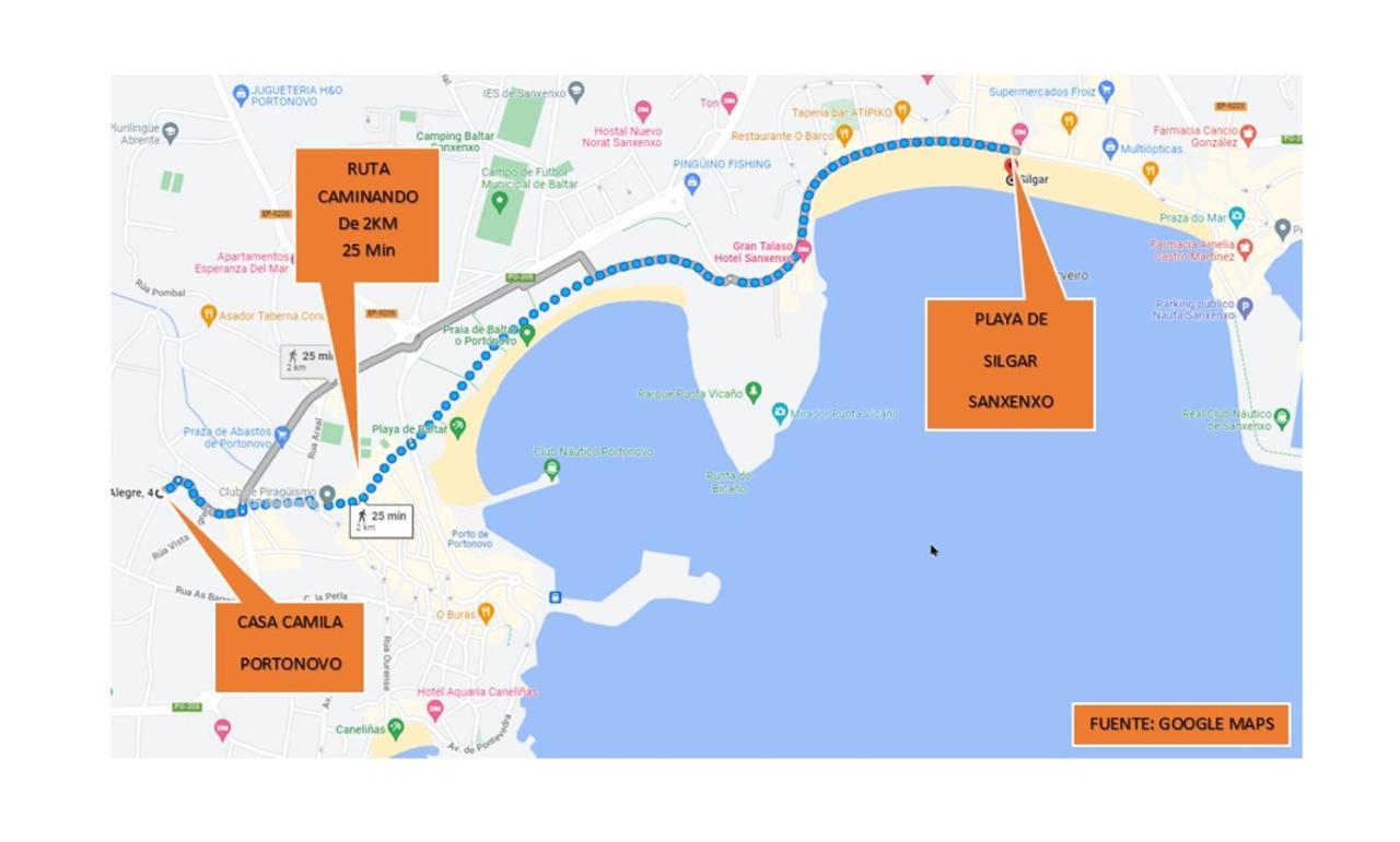 Casa Camila En Portonovo Apartment ซันเชนโช ภายนอก รูปภาพ